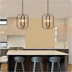 Black and Gold Chandelier for Dining Room, 4 Light Farmhouse Entryway Light Fixture, Adjustable Modern Farmhouse Chandelier Light Rustic Small Kitchen Chandelier for Entryway, Living Room, Foyer