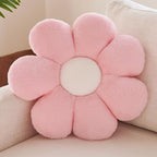 Xuyier Flower Pillow, Decorative Throw Pillow, 14.9“ Cute Daisy Pillow, Aesthetic Fun Decor Pillows for Bed, Flower Shaped Accent Cozy Pillow for Couch