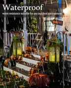 Bdor Lantern Decorative Candle Lantern 16 Inch Remote Vintage Set of 2 Decorations with Timer LED Metal Hanging Lantern for Home Outdoor Porch Decor Christmas Centerpieces Tables