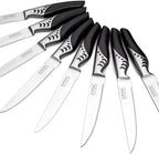 German High Carbon Stainless Steel Steak Knives, Premium 8-Piece Steak Knife Set