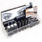 byAlegory Tiered Acrylic Eyeshadow Palette Makeup Organizer (Small Palettes, Compacts, Lipsticks, Lip Gloss, Eye Shadows, Cosmetics) | 3 Tier Cosmetic Storage (CLEAR)