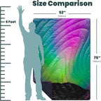 Rumpl Green Northern Lights Puffy Throw Blanket