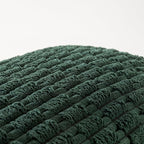 Fancy Homi Dark Green Long Body Lumbar Decorative Throw Pillow Covers 14x36 Inch for Bed Couch Bedroom Bench, Soft Corduroy Rectangle Solid Pillow Case 35x91 cm, Rustic Farmhouse Boho Room Decor