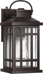 ORB Dusk to Dawn Outdoor Lighting, Oil Rubbed Bronze Exterior Light Fixtures, 100% Aluminum Anti-Rust Waterproof Modern Outside Lights for House, Porch, Garage, Front Door, Easy-to-Install