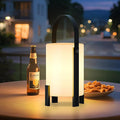uuffoo LED Lamp Shower Lamp Rechargeable Lantern Table Lamp Cordless 3000K and Candle Light IP44 Dimmable for Indoor Outdoor Bathroom Patio Camping Restaurant Home