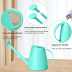Plastic Watering Can - 1/2 Gallon - Turquoise
