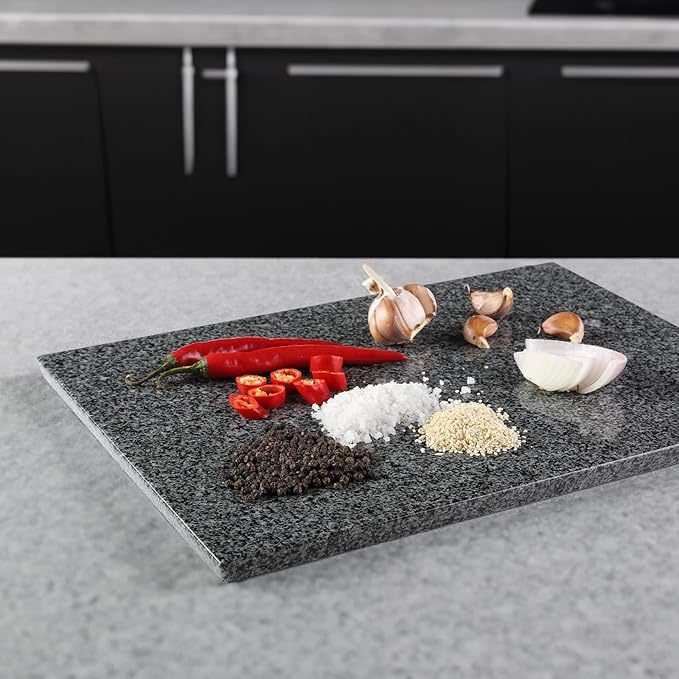 Koville Natural Marble Cutting Board for Kitchen, 16x12inch Large Hand Crafted Marble Slab for Cheese, Charcuterie, Pastry Board - Wedding Gift, House Warming Gift