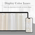 KGORGE Natural Linen Shower Curtain for Bathroom - Linen Blend Button Hole Semi Sheer Lightweight Waterproof Shower Curtains for Bathtub, 72 x 78 inches Long, Hooks Included