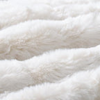 MADIZZ Pack of 2 Thick Plush Wool Throw Pillow Covers 12x20 Inch Cream Soft Neutral Decorative Throw Pillows Accent Boho Cushion Covers for Couch Sofa Bedroom Pillow Shell