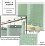 21 Pcs Bathroom Accessory Set with Waterproof Shower Curtain and Non Slip Mat,Resin Bath Set with Toothbrush Holder and Lotion Soap Dispenser,Bathroom Countertop Organizer Set for Home Apartment