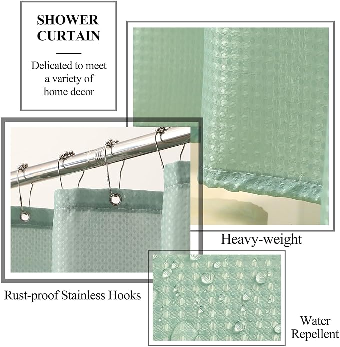 21 Pcs Bathroom Accessory Set with Waterproof Shower Curtain and Non Slip Mat,Resin Bath Set with Toothbrush Holder and Lotion Soap Dispenser,Bathroom Countertop Organizer Set for Home Apartment