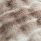 MANDIOO Pack of 2 Thick Plush Wool Decorative Throw Pillow Covers Super Soft Wave Bubble Fur Velvet Cushion Covers Pillow Shams for Couch Bed Living Room 26x26 Inch White Taupe