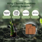 Bamboo Cutting Board, Durable Wood Cutting Boards for Kitchen with Deep Juice Grooves & Built-in Handles, Ideal Charcuterie & Chopping for Meat, Vegetables and Fruits Ideal Kitchen Gifts