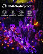 Smart Color Changing Halloween Lights, 107FT 300LED App Control RGB LED String Light with Remote & Timer, Music Sync Multiple Modes Twinkle Christmas Tree Light Waterproof Halloween Decorations