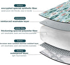 80"x60" Waterproof Picnic Blanket Large Outdoor Camping Blanket Foldable Picnic Camping Blanket Thicker Machine Washable Picnic Mat Portable Wearable for Picnics, Camping