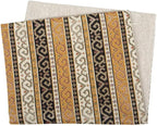 Kilim Throw Pillow Covers Mustard Yellow and Black - 14 x 24 Inches Decorative Lumbar Pillows, Boho Room Decor for Couch, Bohemian Outdoor Case for Farmhouse, Ethnic Shams, Patio