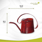 Headwind Danbury Vintage Watering Can – 1/2 Gallon Cayenne Red Decorative Galvanized Large Metal Watering Can Planter for Outdoor & Indoor – Antique Style by Robert Allen