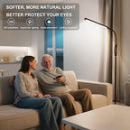 Bright LED Floor Lamps Remote Dimming for Eyelash Extension Tattoo Manicure Craft Drawing Makeup,Living Room Bedroom Office Adjustable Standing Reading Lights Esthetician Decor Supplies Nail lamp