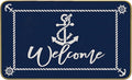 Mingnei Boat Floor Mat, Welcome Mats Outdoor, Nautical Welcome Boat Doormat Door Mat Rug for Home Boats Entrance, Boat Ship Floor Mats for Indoor Outdoor Rug 30 x 17