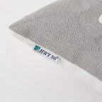 HWY 50 Grey Gray Decorative Throw Pillow Covers 18x18 Inch (1 Piece), Modern Embroidered Cotton Farmhouse Cushion Cover Pillow Case for Couch Living Room Bed Sofa, Sunflower