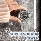 Bathroom Corrugated Suction Cup Storage Holder, Illuminate Suction Cup Shelves, No-Drill Wall Mounted Suction Cup Bathroom Storage Rack Shelf for Shower Kitchen