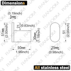 RANDOM Polished Chrome Towel Hooks SUS 304 Stainless Steel Wall Hook Heavy Duty Wall Mounted Robe Coat Clothes Hat Key Hooks Holder for Bathroom Livingroom Hotel Kitchen Garage, 2 Pack .96026-8C