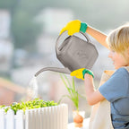 Watering Can - for Home Plant Garden - 1/2 Gallon - Coffee Color