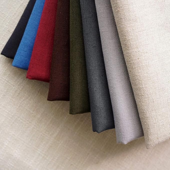 Jeanerlor Cotton Linen Soft Soild Decorative Square Throw Pillow Covers Set Cushion Case for Sofa Bedroom Car24 x 24 Inch 60 x 60cm, Pack of 2, Dark Grey
