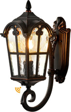 VIANIS Outdoor Wall Light, Oil Rubbed Bronze Porch Lights Outdoor, Dusk to Dawn Outside Lantern Fixtures Wall Mount, 100% Aluminum Exterior Lighting Fixtures for House, Garden, Patio, Entryway