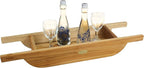 EcoDecors, 29 inch, Bath Tray for Tub, Bath Tub Tray Wood, Bathtub Table, Caddy for Bathtub in Natural Teak