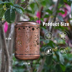 Solar Lanterns Outdoor Waterproof Hummingbird Christmas Garden Decor for Outside Birthday Gifts for Women Mom Grandma Hanging Solar Lights Metal Decoration for Yard, Patio,Backyard,Porch