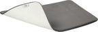 American Soft Linen 21x32 Fluffy Foamed Slip Reducer Bath Rug, Machine Washable Area Bath Mat Rugs for Bathroom, Gray