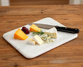 Marble Cutting Board Cheese Platter Multi-purpose Serving Platter (White) 9"x 12"