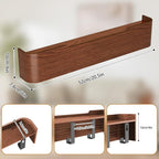 Coat Rack Wall Mount Entryway Organizer Modern Key Holder Wall Mount with Wooden Shelf Entryway Hooks for Bedroom Kitchen Hallway Bathroom for Hanging Coats Hats Bags Towels