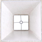 4"×9" × 8.3”inches Spider Set of 2 Small Square Lampshades for Wall Lamps Table Lamps Floor Lamps-Wall Mount Vintage Lamp Shade Fabric,Beige Oatmeal Linen Lampshades Replacement for Bedroom By GO&SO