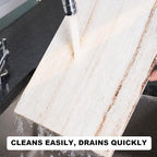 Natural Marble Cutting Boards for Kitchen - 12" x 8" Multi-Purpose Pastry Marble Tray Cheese Board Marble Slab for Counter, Bathroom Perfume Tray Jewelry Candle Plate (Crystal White Wooden)