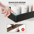 Nieifi Shower Sheves 5 Pack, Adhesive Shower Wall Shelf Organizer for Bathroom Organization, Black