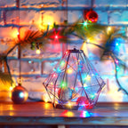 2 Pack Fairy Lights Plug in, 33 Feet 100 LED Waterproof String Lights Plug in on Silver Wire, Starry Firefly Lights for Craft DIY Party Wedding Bedroom Indoor Outdoor Christmas Decorations, Multicolor