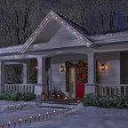 TW SHINE C9 Christmas Lights, 100 LED 66 FT Christmas String Lights Outdoor with 8 Modes Timer Waterproof Connectable for Indoor Yard Xmas Tree House Decorations (Red and White)