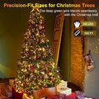 300LED String Lights - Indoor/Outdoor Use, 8 Modes, 100FT Fairy Lights, IP44 Waterproof for Xmas Patio Yard Fence Deck Balcony Garden Decor - Warm White