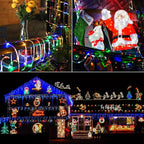Solar Rope String Lights Outdoor 72Ft 200 Led Waterproof Solar Powered Fairy Lights with 8 Lighting Modes, Copper Wire PVC Tube Lights for Garden Wedding Christmas Party DIY Decor(Multicolor)
