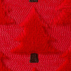 Christmas Pillow Covers 18x18 inch Set of 2 Christmas Decorations Soft Plush Faux Fur Wool Red Xmas Tree Throw Pillow Cases Winter Holiday Decor for Sofa Living Room PT012Q18