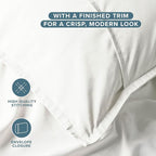 Bare Home King Pillow Sham Covers - Set of 2 - Premium 1800 Ultra-Soft Microfiber - Double Brushed - Stain & Fade Resistant - Bed Pillow Shams - Pillows Not Included (Set of 2, Cream)