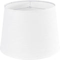 Large White Texture Lamp Shades-14"Top × 16" Bottom × 11" High(Spider), Drum Lampshades Replacemnt for Table Lamps Floor LampsRequired Assembly Bedrooms/Lights for Room-By GO&SO