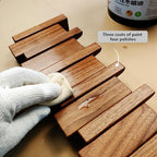 Wall Mounted Piano Key Hanger | Flip Style Hook | Entrance Wall Art Hook, Made of Oak Wood (3 Times Painted, 4 Times Polished) (Beech, 12Hooks)