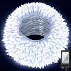 240ft Outdoor Christmas Lights, 750 LED Super Long String Lights 12 Modes & Timer Memory, Dimmable Outsite Waterproof Light Strings for Xmas Tree Garden Wedding Party Holiday Decorations Cool White