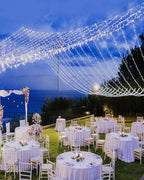 552FT 1400 LED Christmas Lights, Extra Long Outdoor String Lights Waterproof, Timer & Memory, 8 Modes Dimmable Plug in Fairy for Outside Tree Wedding Patry Cool White