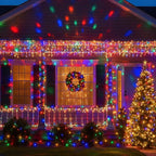 [6 Pack] Solar String Lights Multicolored, 236 FT 600 LED Solar Twinkle Light Outdoor with 8 Modes & Memory Function, Waterproof Chrismas Lights for Xmas Tree Party Decorations