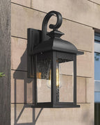 FEMILA Outdoor Wall Sconce, 21" Large Outdoor Wall Lantern Porch Lights for Entryway, Patio, Garage, Doorway, Anti-Rust Waterproof, Matte Black, 4FD54B2 BK