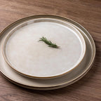 GBHOME Ceramic Dinnerware Sets for 12, 36 Pieces Stoneware Plates and Bowls Sets, Reactive Glaze Dishes -Scratch Resistant, Dishwasher&Microwave Safe